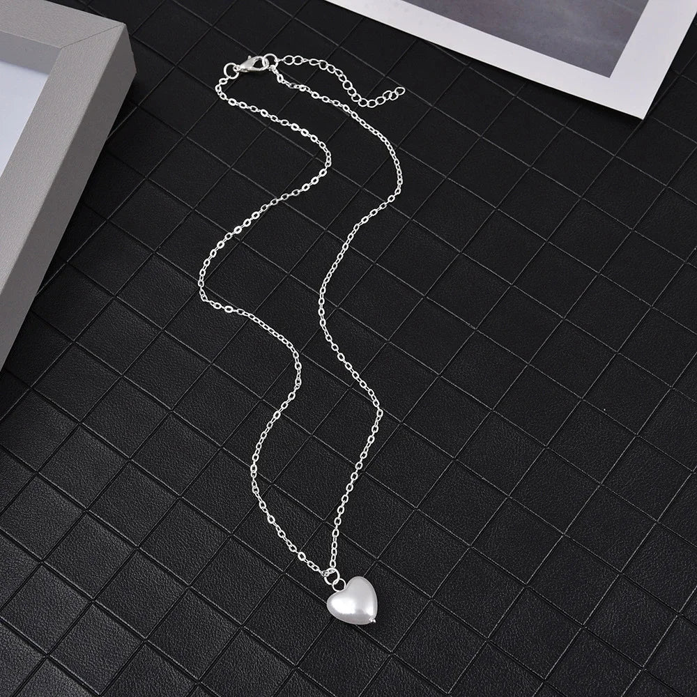 Double-Layer Pearl Choker Necklace
