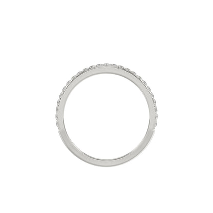 LADIES RING 0.20CT ROUND DIAMOND 14K WHITE GOLD