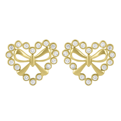 LADIES PENDANT WITH CHAIN 0.13CT ROUND DIAMOND 10K YELLOW GOLD