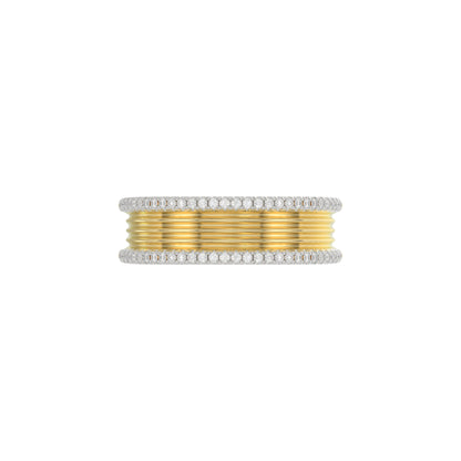 LADIES RING 0.20CT ROUND DIAMOND 10K YELLOW GOLD