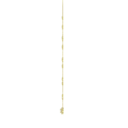 14K YELLOW GOLD 2 1/4CT ROUND/OVAL DIAMOND LADIES NECKLACE