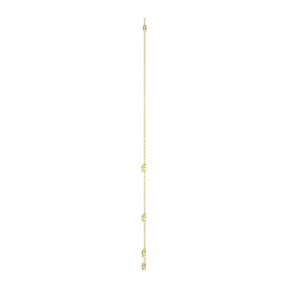 10K YELLOW GOLD 1.00CT ROUND DIAMOND LADIES NECKLACE