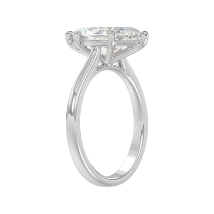 14K WHITE GOLD 1 1/2CT MARQUISE DIAMOND SOLITAIRE RING 