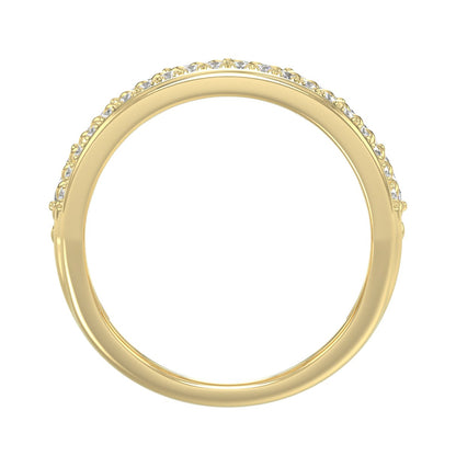 14K Yellow Gold Ladies Fashion Ring with 1.00 CT Round & Marquise Diamonds