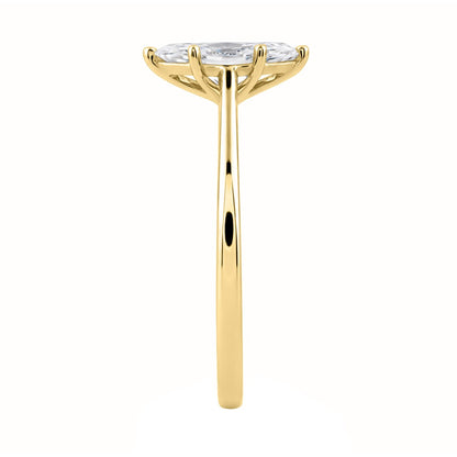 14K YELLOW GOLD 1.00CT MARQUISE DIAMOND LADIES SOLITAIRE RING (CENTER STONE MARQUISE DIAMOND 1CT