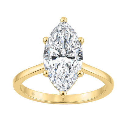 14K YELLOW GOLD 3.00CT MARQUISE DIAMOND LADIES SOLITAIRE RING (CENTER STONE MARQUISE DIAMOND 3CT