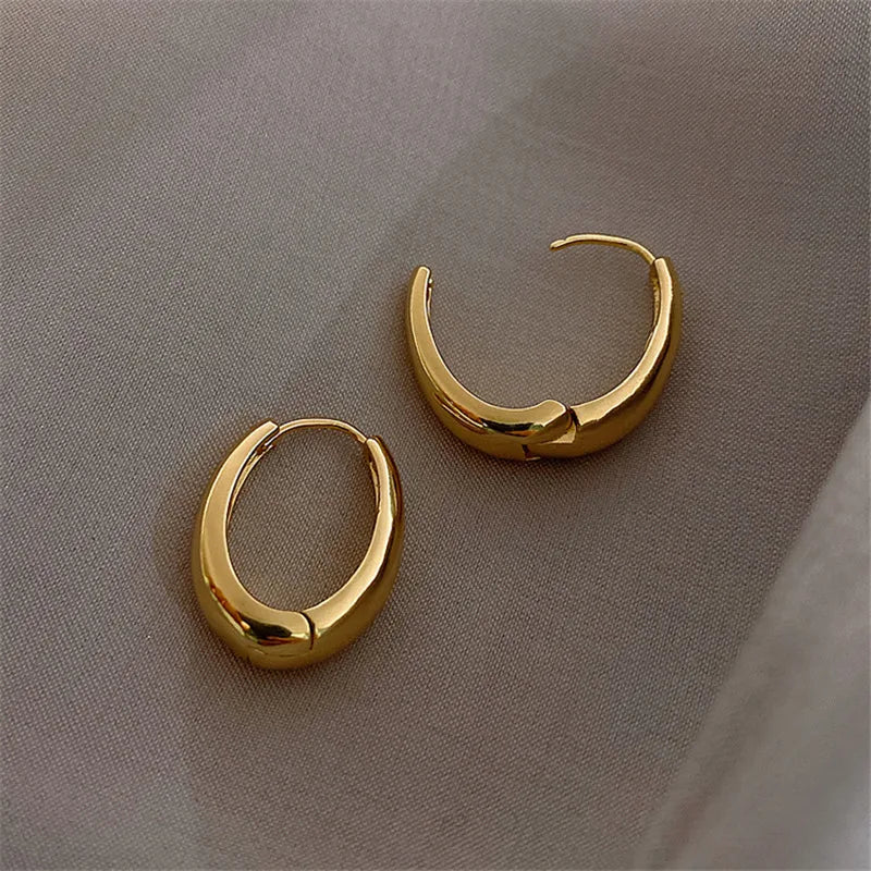 Classic Round Hoop Earrings