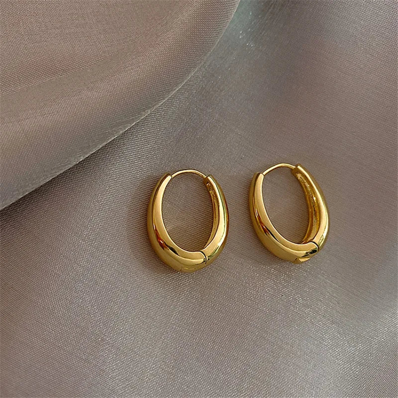 Classic Round Hoop Earrings