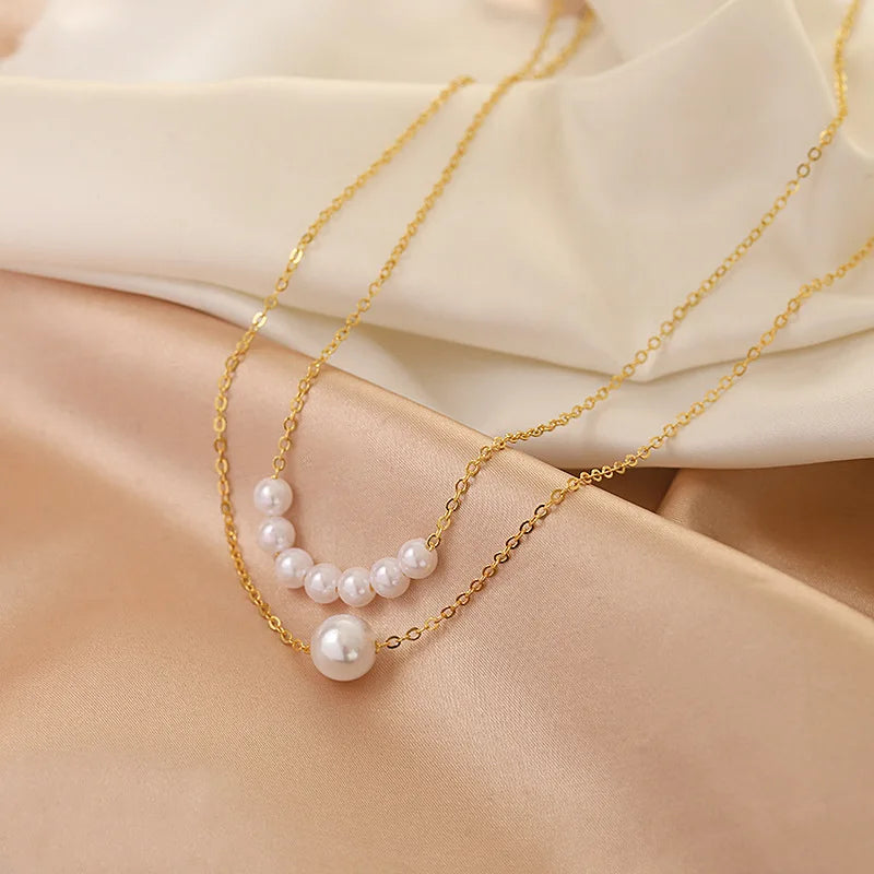 Big Pearl Choker Necklace