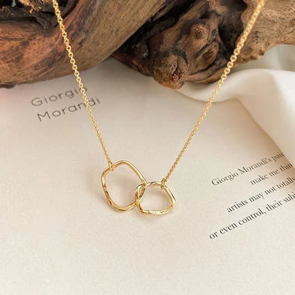 Trend Elegant Jewelry Crystal Circle Pendant Necklace