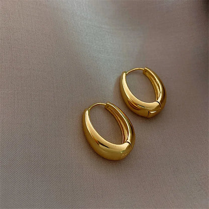 Classic Round Hoop Earrings