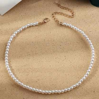 Imitation Freshwater Pearl Chain Necklace