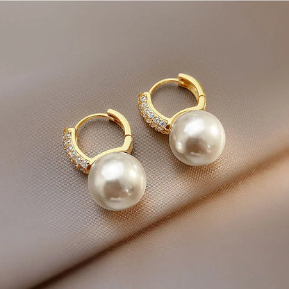 Light Luxury Imitation Pearl Drop Earrings