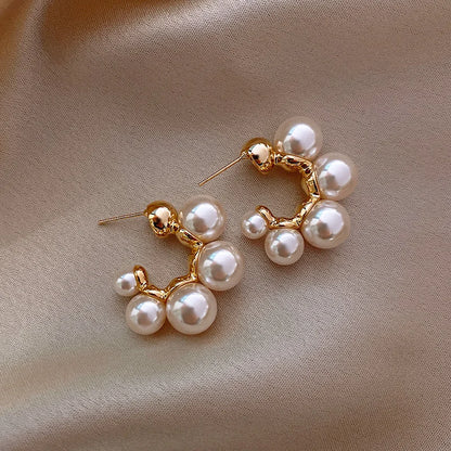 Light Luxury Imitation Pearl Drop Earrings