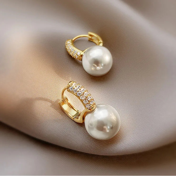 Light Luxury Imitation Pearl Drop Earrings