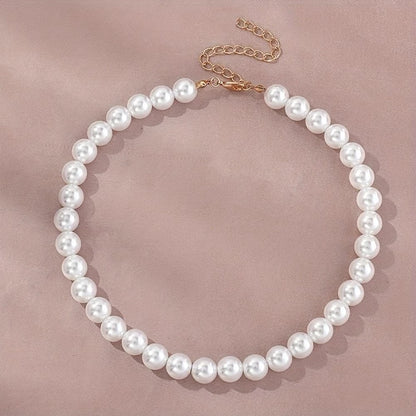 Imitation Freshwater Pearl Chain Necklace