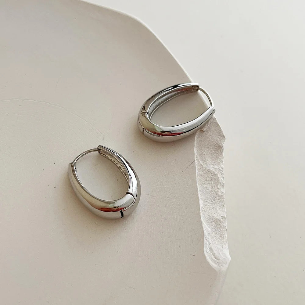 Classic Round Hoop Earrings