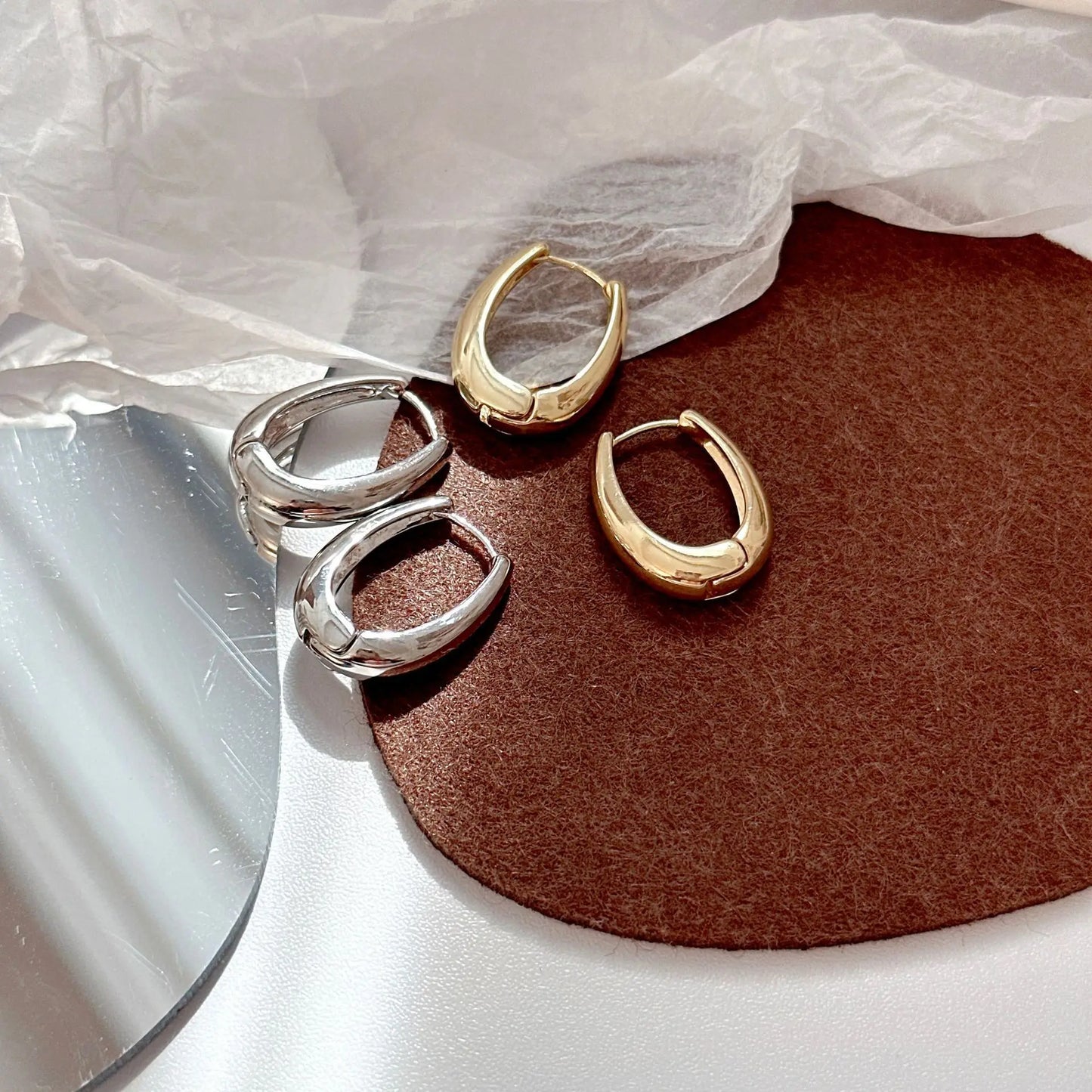 Classic Round Hoop Earrings