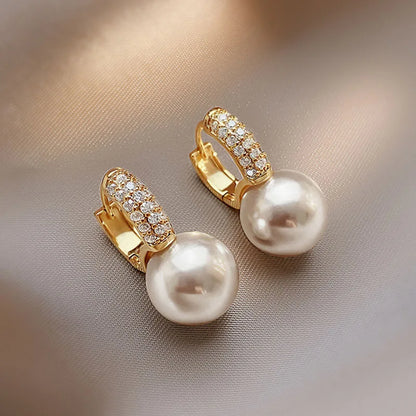 Light Luxury Imitation Pearl Drop Earrings