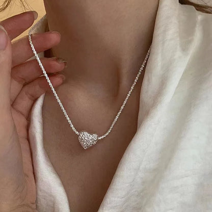 Trend Elegant Jewelry Crystal Circle Pendant Necklace