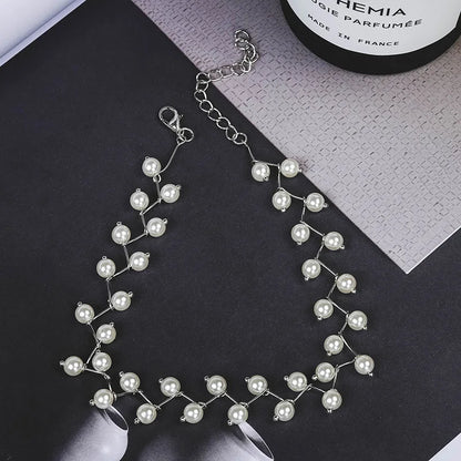 Korean Pearl Choker Necklace