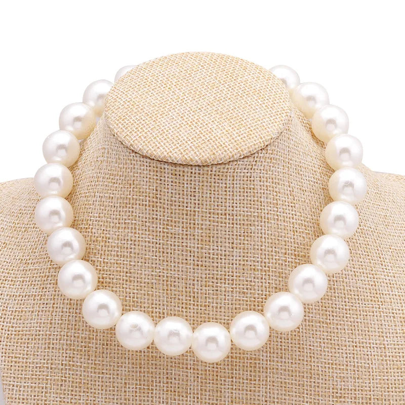 Imitation Freshwater Pearl Chain Necklace