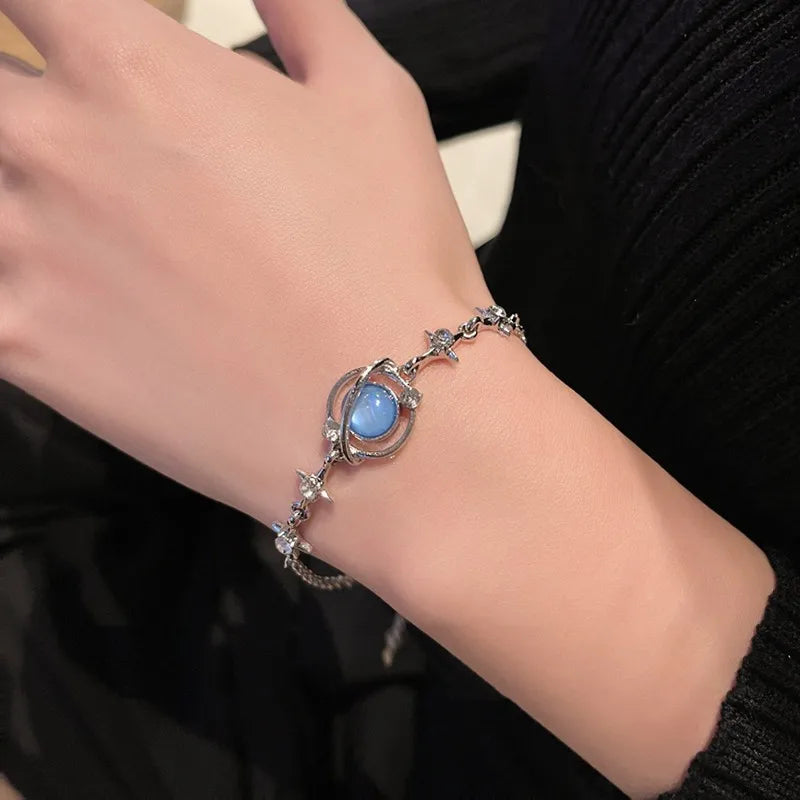 Y2K Zircon Ins Heart Bracelet