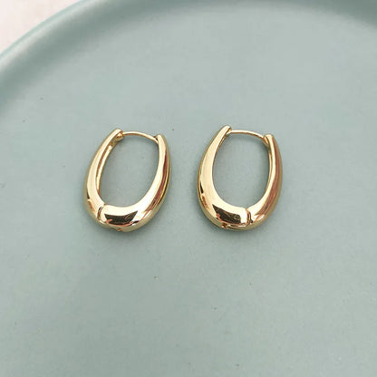 Classic Round Hoop Earrings