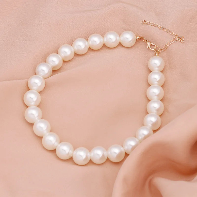 Imitation Freshwater Pearl Chain Necklace