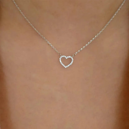 Trend Elegant Jewelry Crystal Circle Pendant Necklace