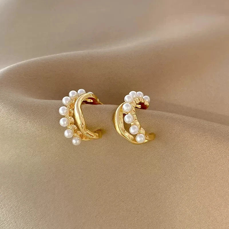 Light Luxury Imitation Pearl Drop Earrings