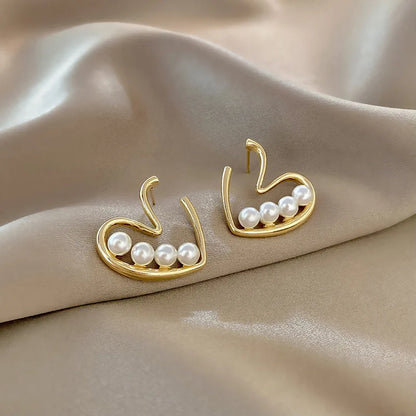 Light Luxury Imitation Pearl Drop Earrings